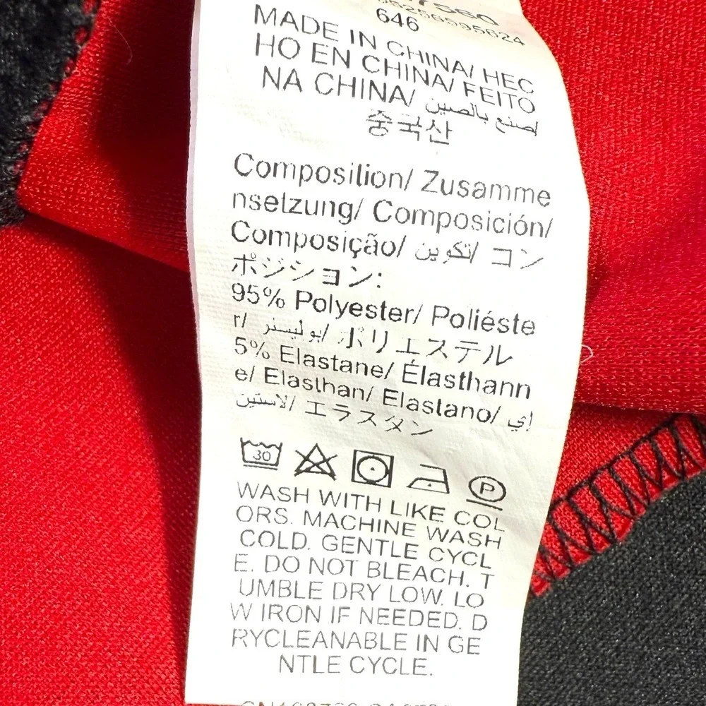 SHEIN Curve Black Red Fit & Flare Business Causal Maxi Dress Stretch Size 1XL